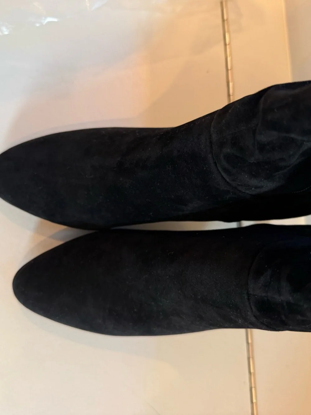 Worthington Black Suede Over-the-Knee Boots Size 7 M new!